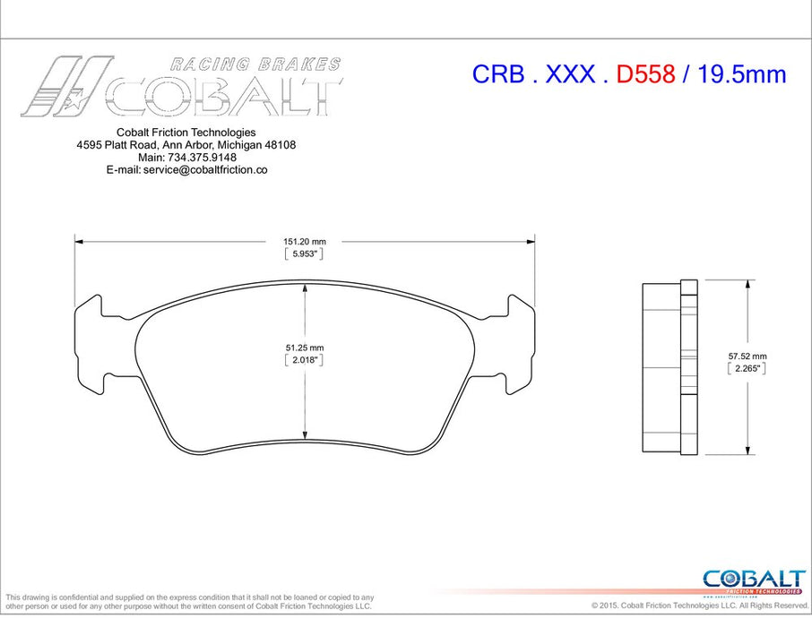 CRB.XRx.D558 BMW E36 (Non-M) (Front)