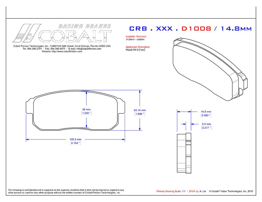 CRB.XRx.D1008 RX8 Rear