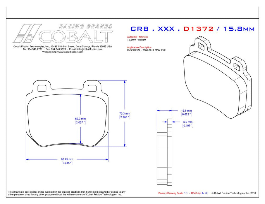 CRB.XRx.D1372 BMW F8X 1 Series (Rear)