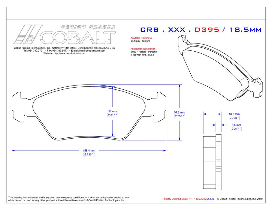 CRB.XRx.D395 BMW E30 M3 (Front)